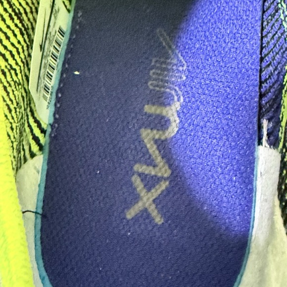 Nike Air Max 270 Flyknit Shoes Purple Volt Pink Mens Size 10 Shoe AO1023-501 - Picture 11 of 16